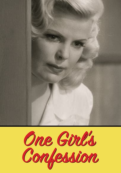 One Girl's Confession poster