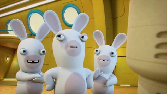 S04:E19 - Rabbids vs the Infernal Kitten/The Rabbid Paradox/The Rabbid From the Future