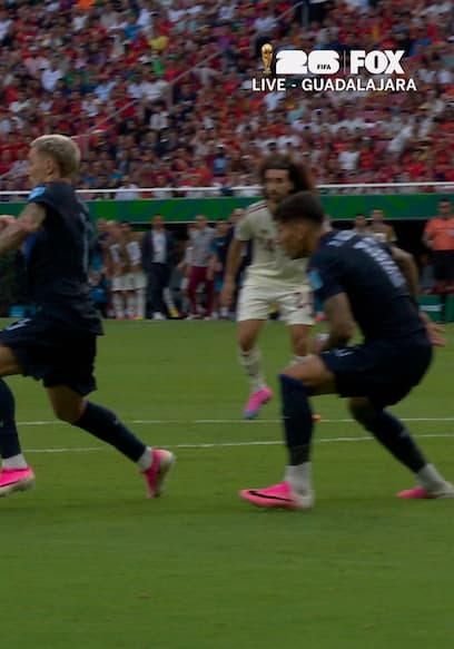 Álex Baena Puts Spain in Front Just Before Halftime vs. Uruguay poster