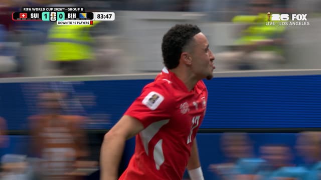 T2026:C75 - Rubén Vargas extends Switzerland’s lead with late goal vs Bosnia and Herzegovina