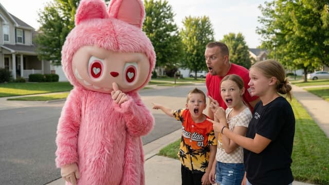 S01:E02 - Giant Labubu Pranks Us