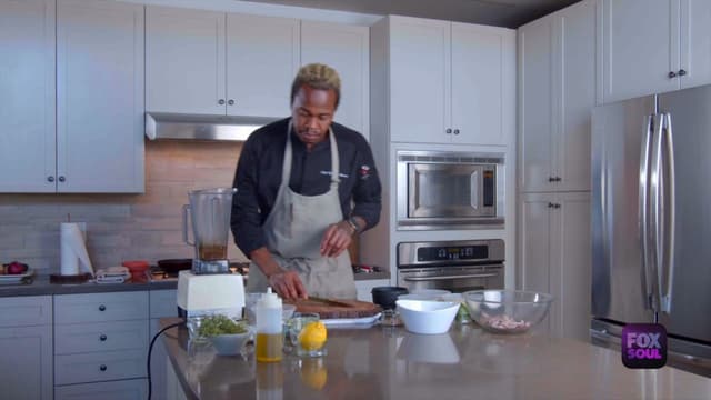 S01:E07 - Chef Kelston Creates a Local Favorite, Jerk Octopus.