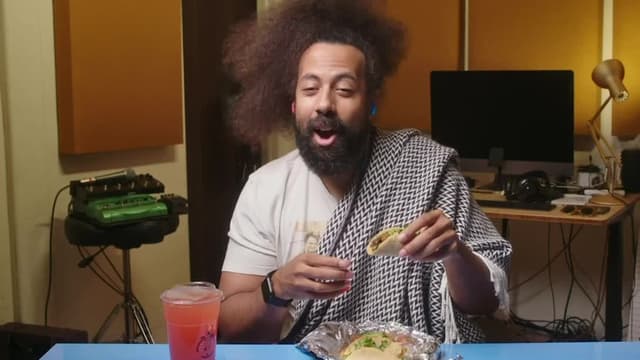 S02:E06 - Reggie Watts Beatboxes While Eating Peruvian-Style Tacos