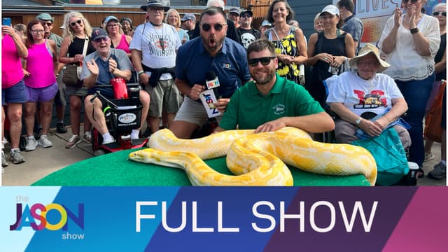 S09:E234 - Jason Gets Close to Reptiles, Jeff & Bjorn Ride the Famous Sling Shot