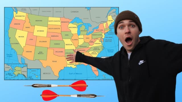 S01:E06 - Throwing a Dart at a Map and Flying Wherever It Lands! (Complete Disaster)