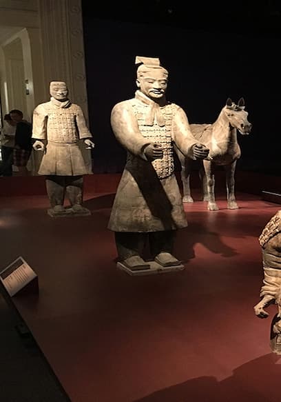 S01:E08 - Terra Cotta Warriors Exhibition poster