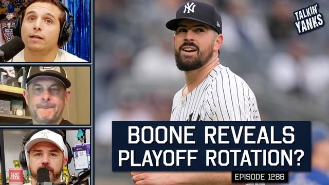 S2025:E1286 - Aaron Boone Talks Postseason Rotation Plans