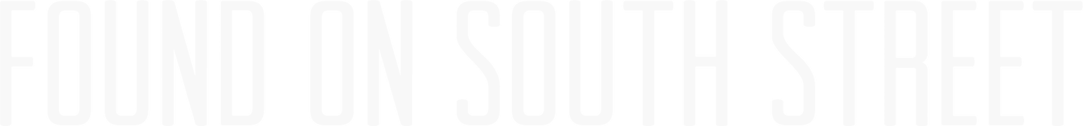 Found on South Street