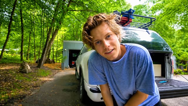 S01:E04 - How to Build a Solar Heated, Pressurized, Rooftop Shower (DIY for Van, Truck, RV)
