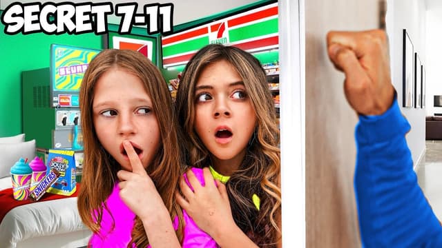 S01:E103 - We Built a SECRET 7 11 and HID IT From OUR DAD Ft Nastya