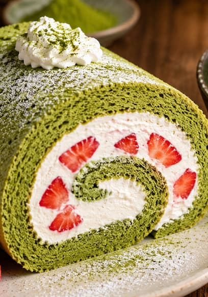 S01:E08 - Matcha Desserts: Roll Cake & Ice Cream poster
