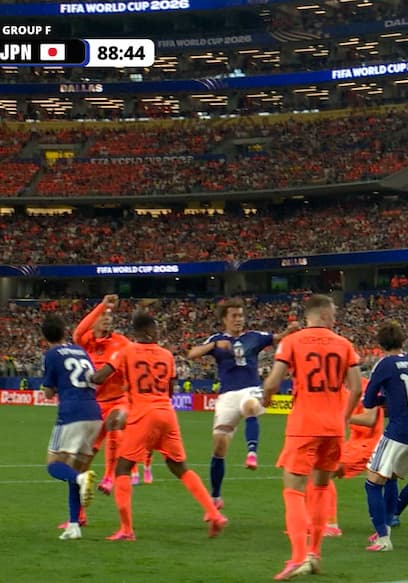 Japan’s Daichi Kamada Scores Late Equalizer Off Corner Against Netherlands poster