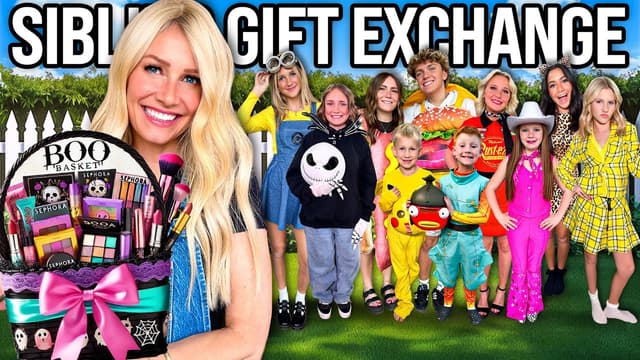 S03:E18 - Boo Basket Sibling Gift Swap