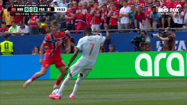 S2026:E173 - France's Ousmane Dembélé Nets His Second Goal of the Game vs. Norway