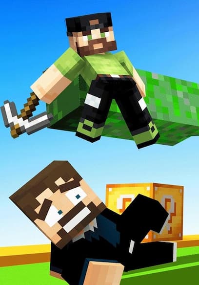 S09:E11 - Hilarious Lucky Block Race in Minecraft poster