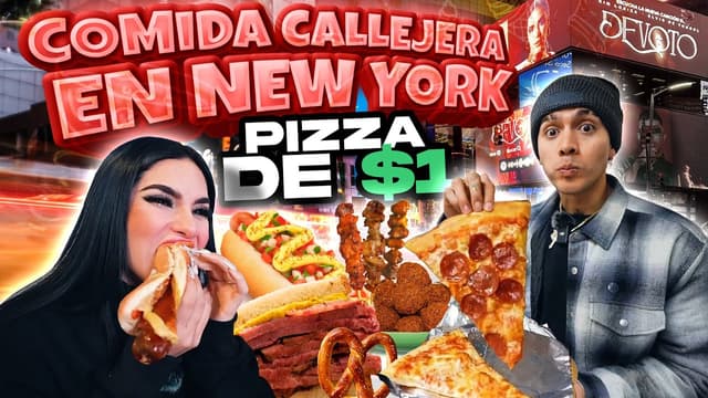 S01:E10 - Probando comida callejera en New York: pizza de 1 dollar