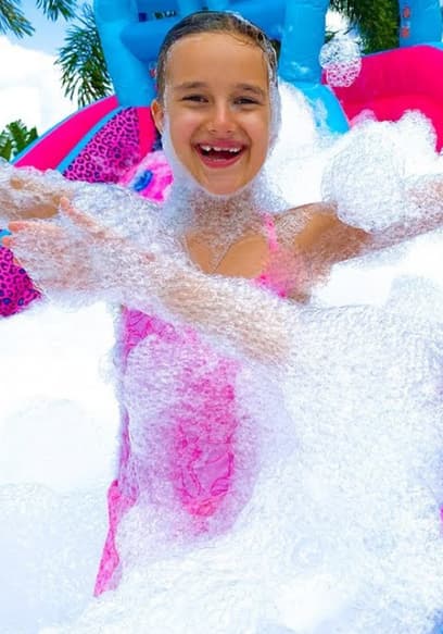 S01:E05 - Nastya's Festive Fun: Princess Lessons, Halloween Treats, and Foam Fun poster