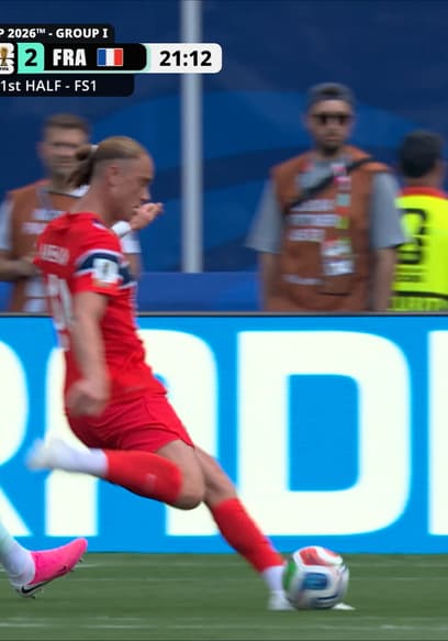 Thelo Aasgaard Beats the Keeper to Cut Norway's Deficit vs. France poster
