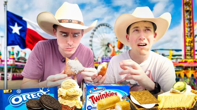 S01:E08 - Brits Go to Texas and Try Deep-Fried Oreos!