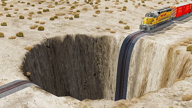 S03:E14 - Testing Trains vs Massive Pits