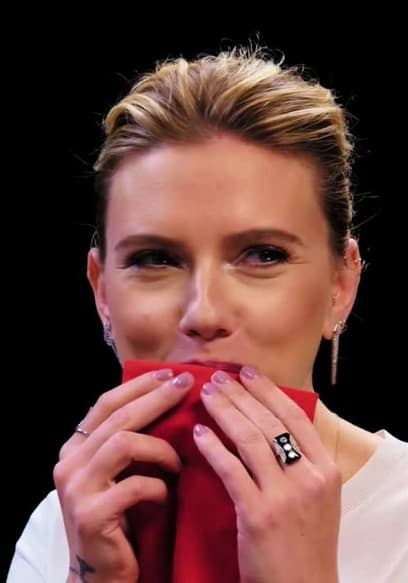S08:E12 - Scarlett Johansson Tries to Not Spoil "Avengers" While Eating Spicy Wings poster