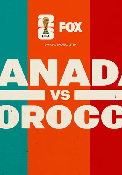 Canada vs. Morocco poster