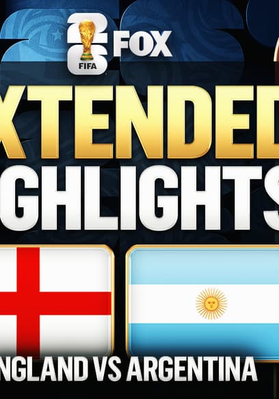 England vs. Argentina poster