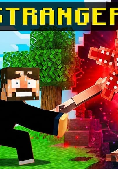S12:E15 - Stranger Things in Minecraft poster