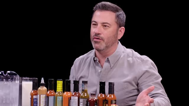 S16:E01 - Jimmy Kimmel Feels Poisoned by Spicy Wings