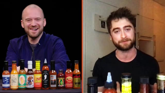 S13:E10 - Daniel Radcliffe Catches a Head Rush While Eating Spicy Wings