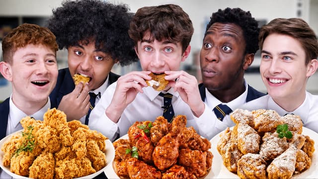 S01:E07 - British High Schoolers Try Korean Chicken for the First Time!