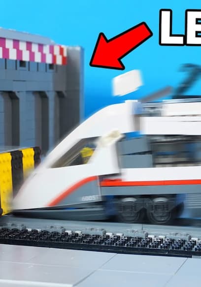 S01:E09 - Crash Testing LEGO Trains! poster
