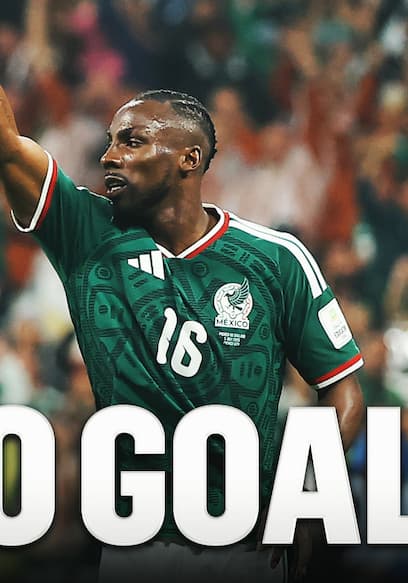 Julián Quiñones Pulls One Back for Mexico Against England poster