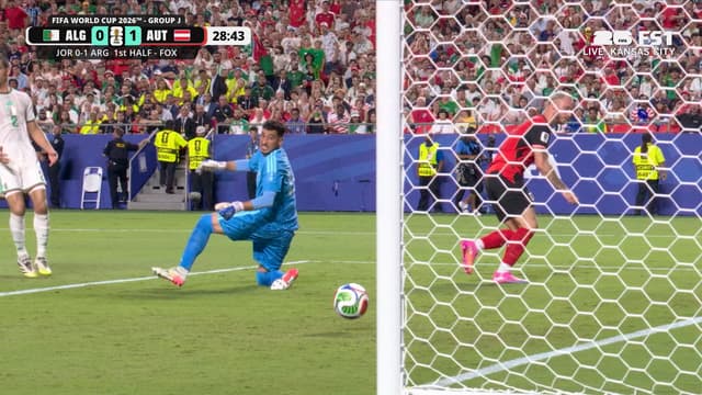 S2026:E202 - Austria’s Marko Arnautović Chips in Goal, Taking Lead vs. Algeria