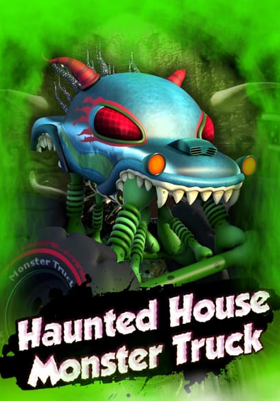 Little Red Car: Haunted House Monster Truck