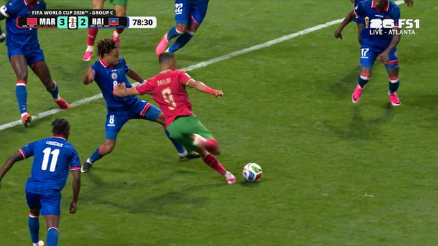 S2026:E153 - Morocco's Soufiane Rahimi score go-ahead goal vs Haiti