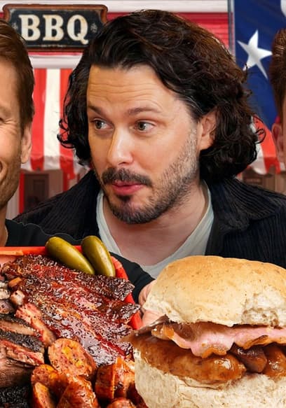 S01:E05 - Glen Powell & Edgar Wright Rate American vs. English BBQ poster