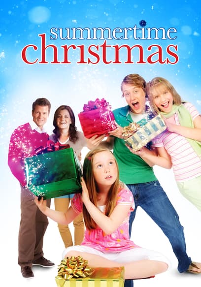 Summertime Christmas poster
