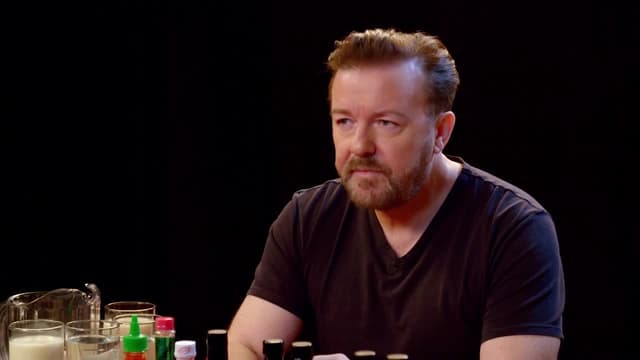 S03:E04 - Ricky Gervais Pits His Mild British Palate Against Spicy Wings