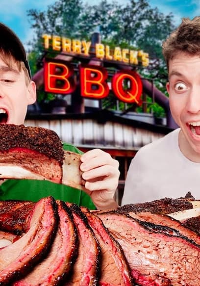 S01:E05 - Two Brits Try Real Texas BBQ for the First Time! poster