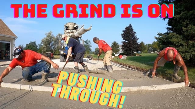 S01:E04 - Big Driveway Pour: Almost Done!