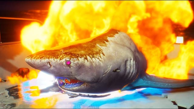 S16:E19 - Man-Eating Fire Shark