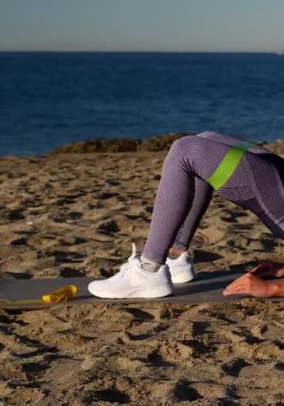 S01:E04 - 30 Min Full Body Stretch Band Workout poster