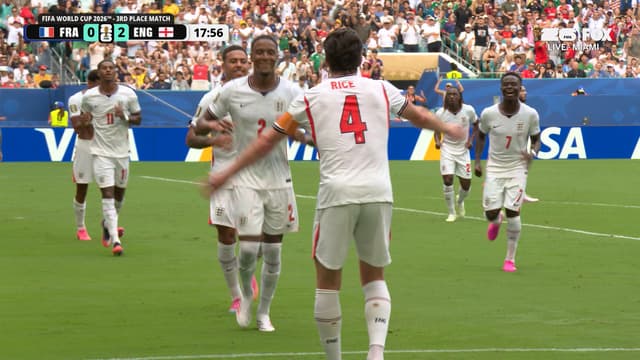 S2026:E304 - Ezri Konsa scores header to give England two-goal lead vs France