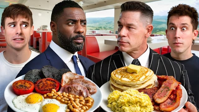 S01:E01 - American vs. English Breakfast! ft. John Cena & Idris Elba
