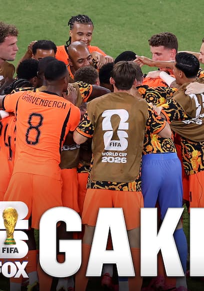 Netherlands’ Cody Gakpo Scores Emotional Goal to Take Lead vs. Morocco poster