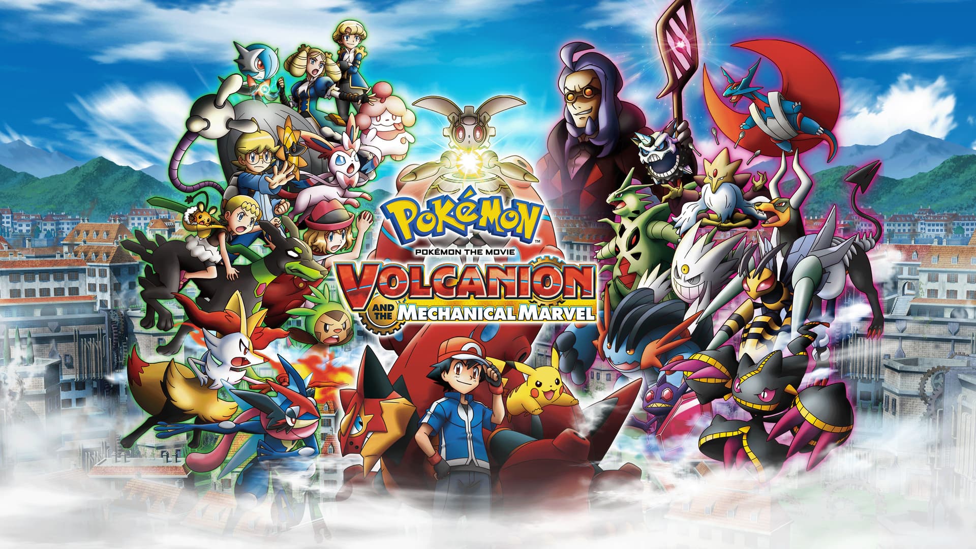 Pokémon the Movie: Volcanion and the Mechanical Marvel (2016) poster