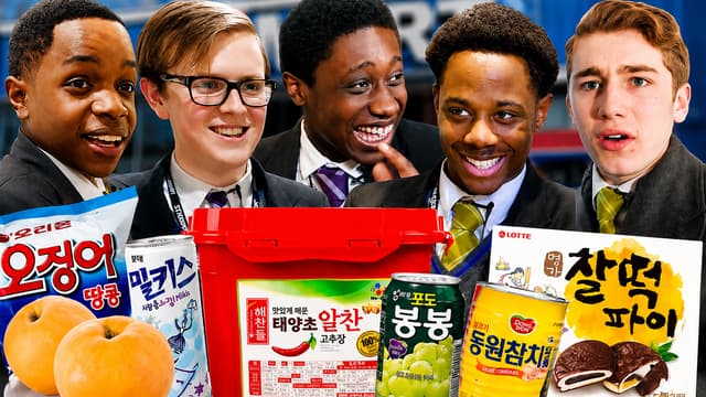 S01:E04 - British High Schoolers Shocked by Huge Korean Mart!!