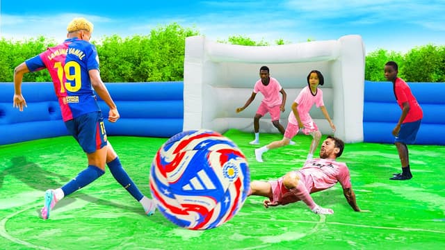 S01:E03 - WORLD'S BIGGEST SLIP N SLIDE CLUB WORLD CUP FOOTBALL MATCH!