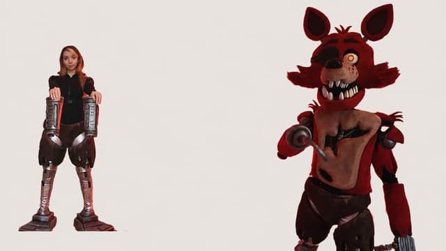 S01:E12 - Glamrock Chica: Suit-Up ! + Five Nights of Freddy's - (Movie) Foxy Cosplay Suit-Up!